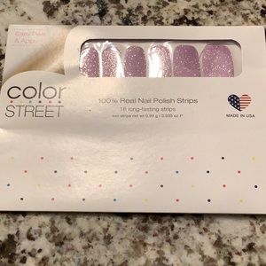 Color Street nail polish strips in Glamsterdam